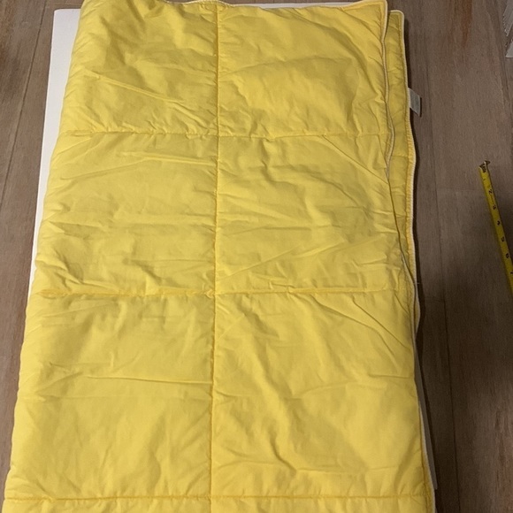 Quilted blanket Contemporary Home by Target  yellow cotton 56” by 80” - Picture 5 of 6